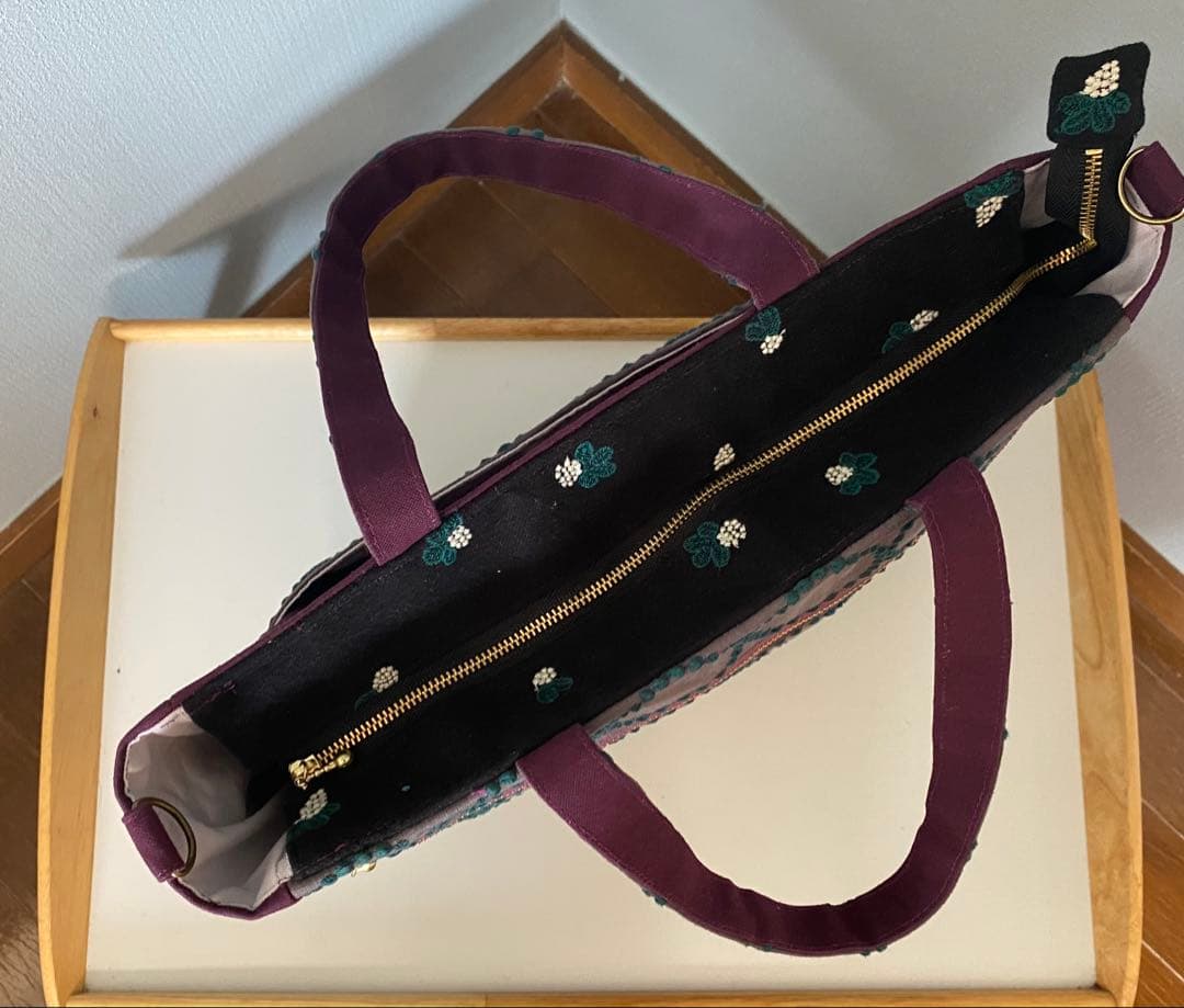 専用　ミナペルホネン　ハンドメイド　バック　長財布