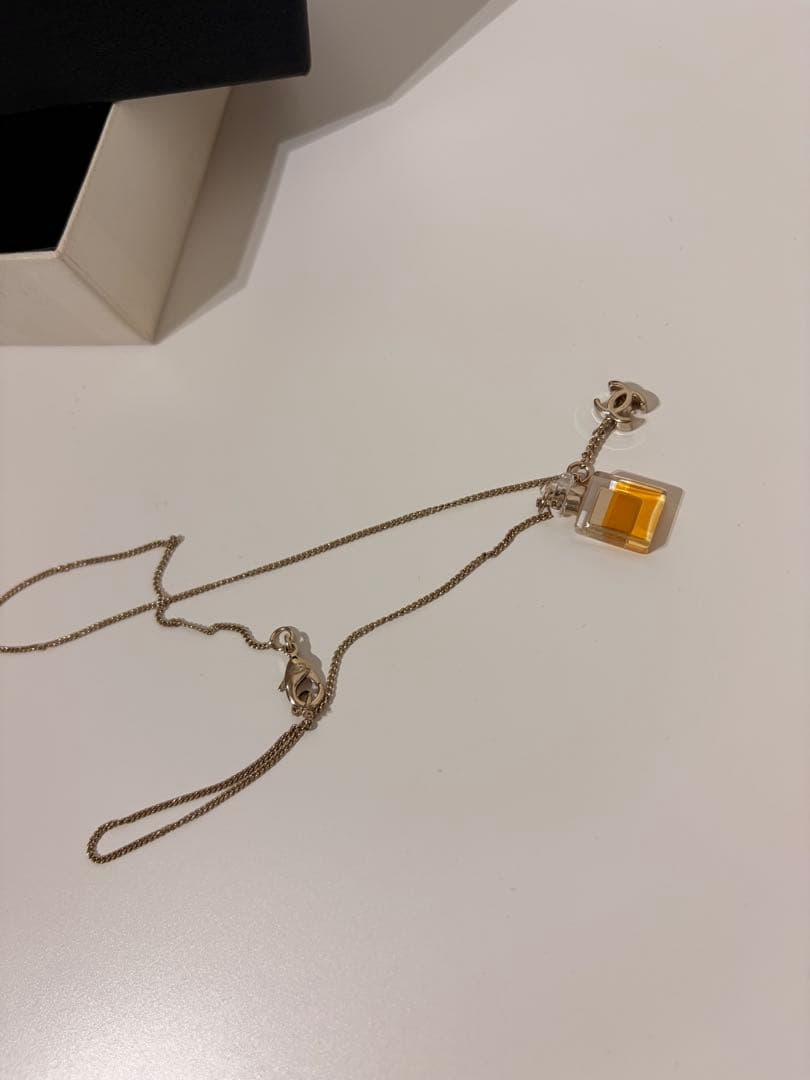 Chanel シャネル ココマーク 香水 ゴールド ボトル ネックレス ジェニ