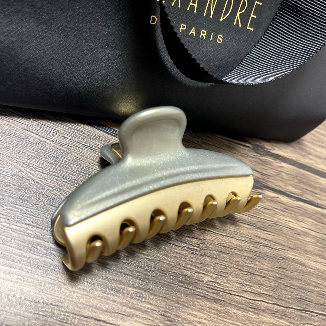【美品】アレクサンドルドゥパリ Mクリップ グレー