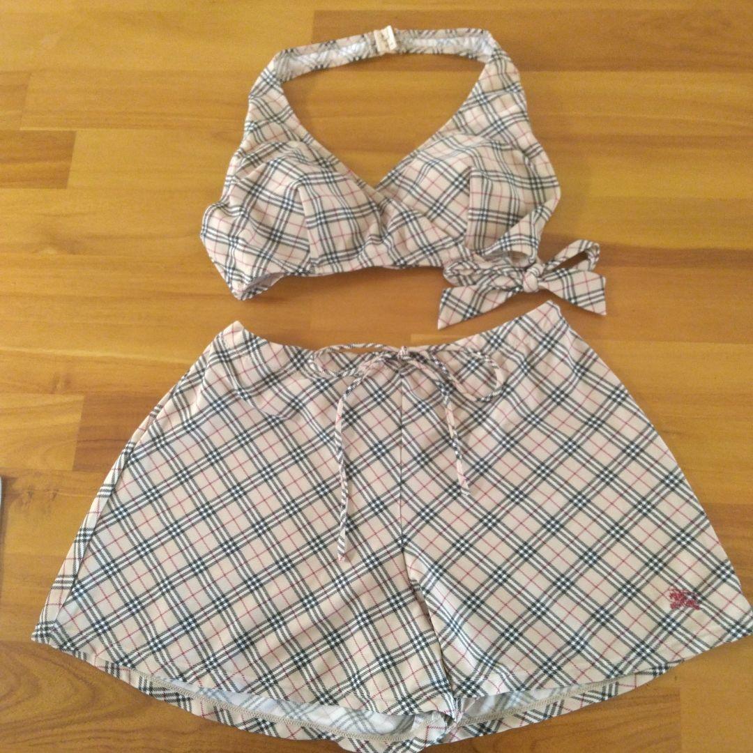BURBERRY　チェック柄セパレート水着