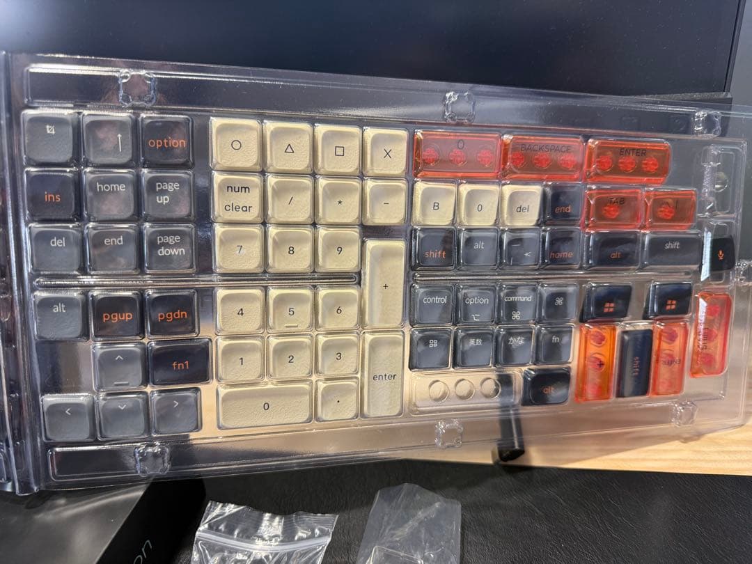 keychron k3 max 日本語・JIS 茶軸→静音赤軸 キーキャップ変更