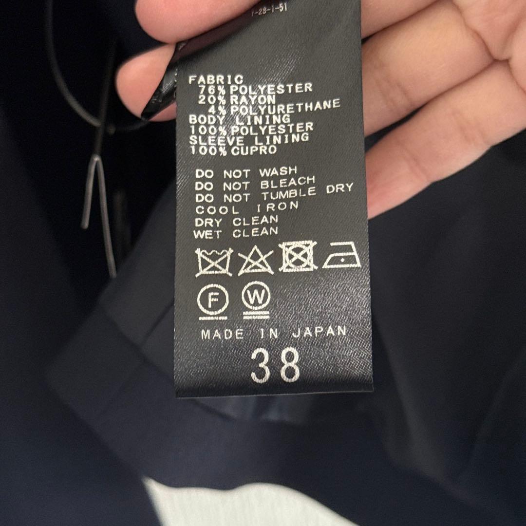 NOBLE ダブルブレストテーラードジャケット ネイビー ノーブル