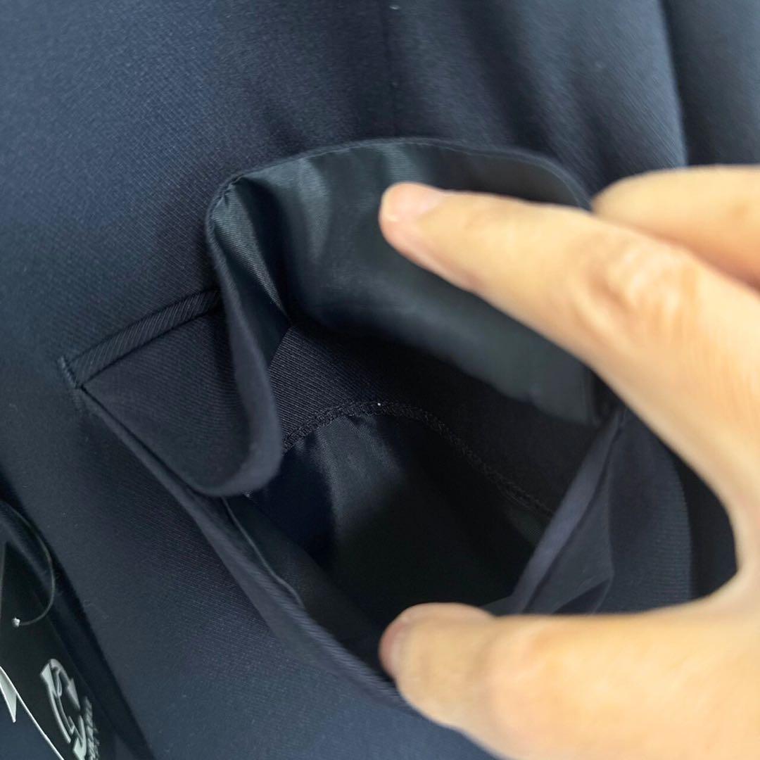 NOBLE ダブルブレストテーラードジャケット ネイビー ノーブル