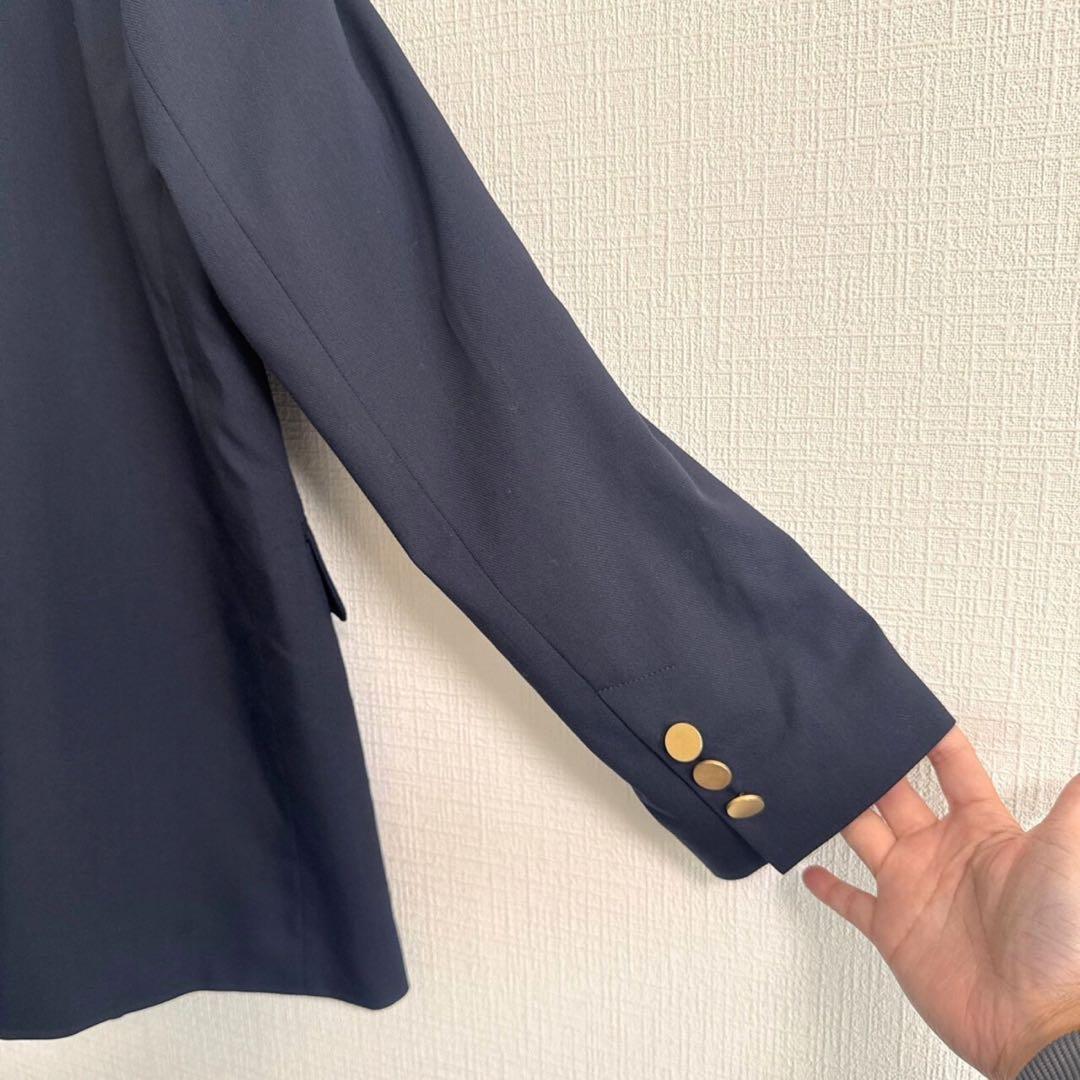 NOBLE ダブルブレストテーラードジャケット ネイビー ノーブル