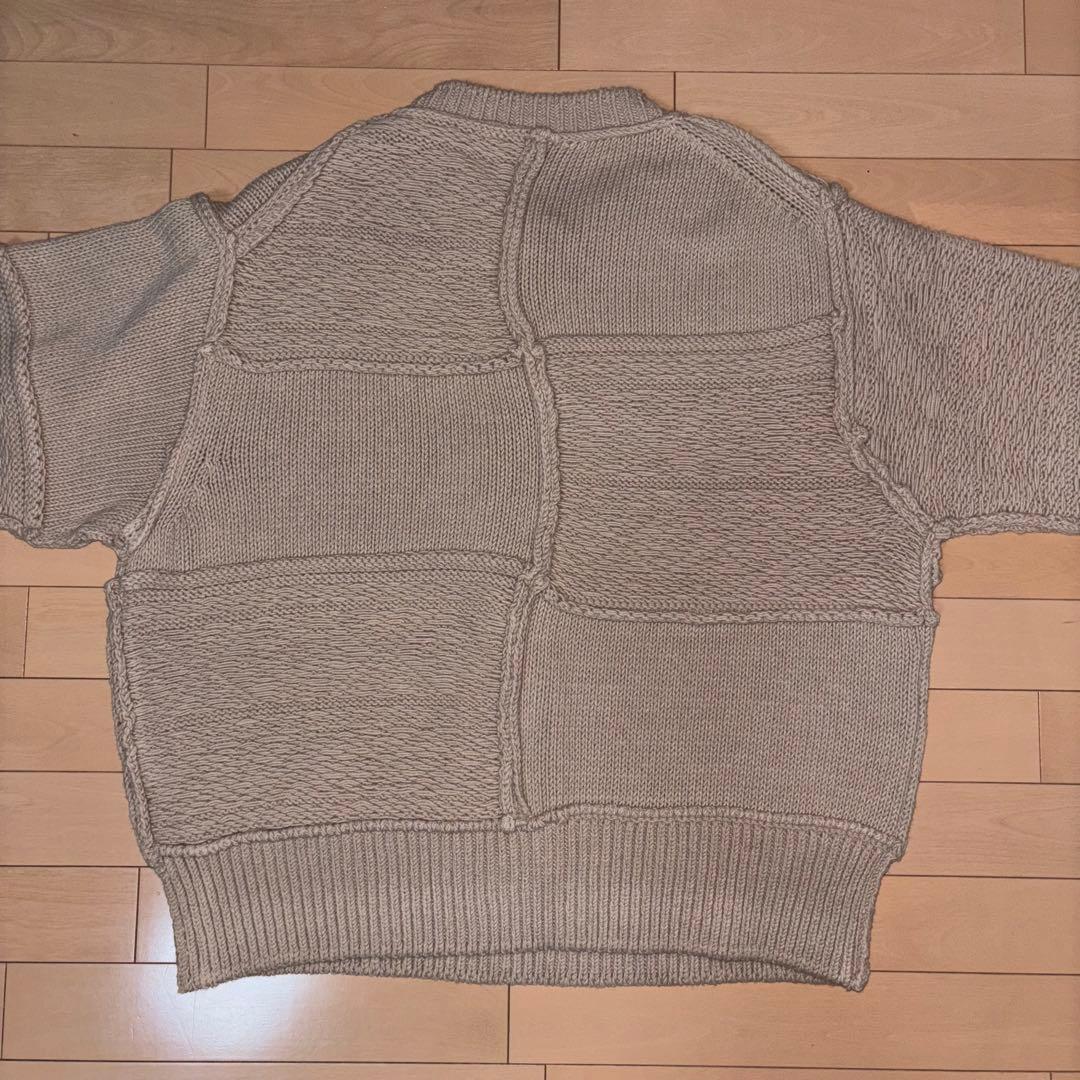 【Name.】21AW PATCHWORK KNIT SWEATER 1