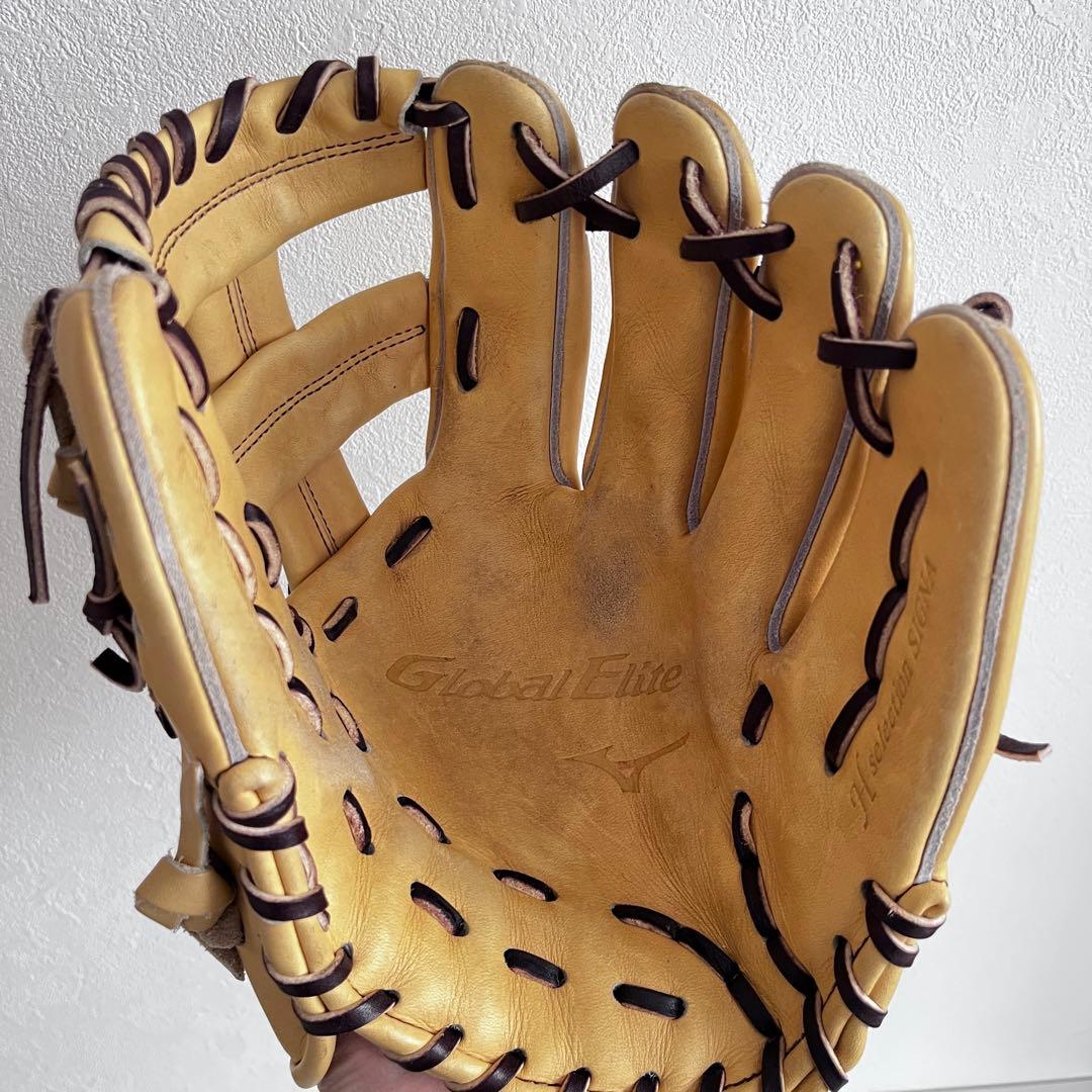 ミズノ 軟式グローブ 内野手グローバルエリート Hselection SIGNA