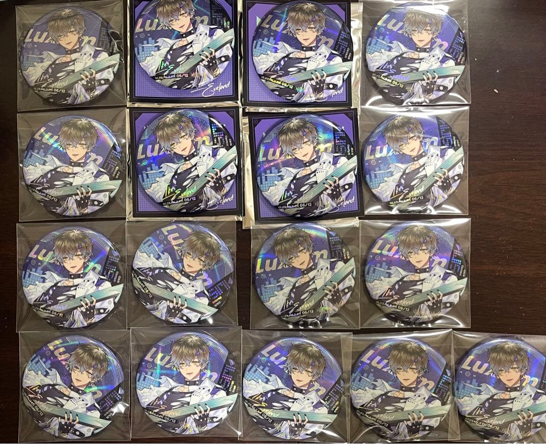 アイク・イーヴランド 缶バッジ 中国 コラボカフェ にじさんじ en