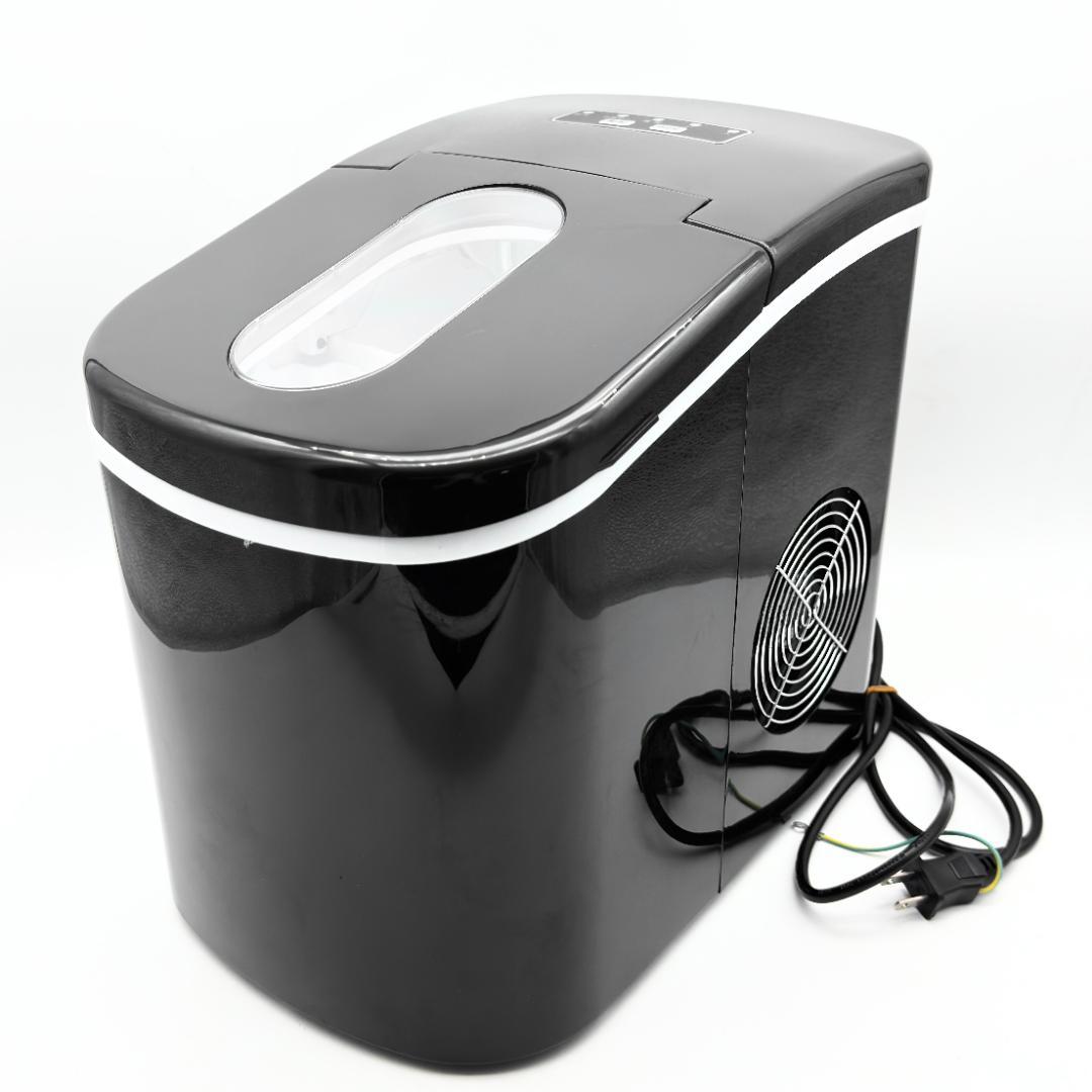 【未使用に近い】コンパクト高速製氷機 SR-HIM01 ブラック 黒