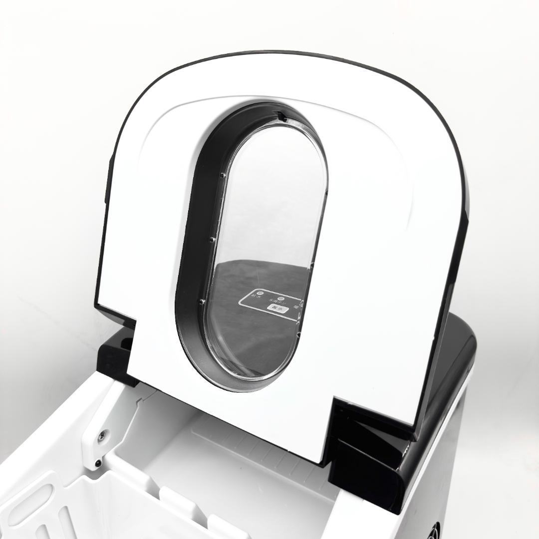 【未使用に近い】コンパクト高速製氷機 SR-HIM01 ブラック 黒