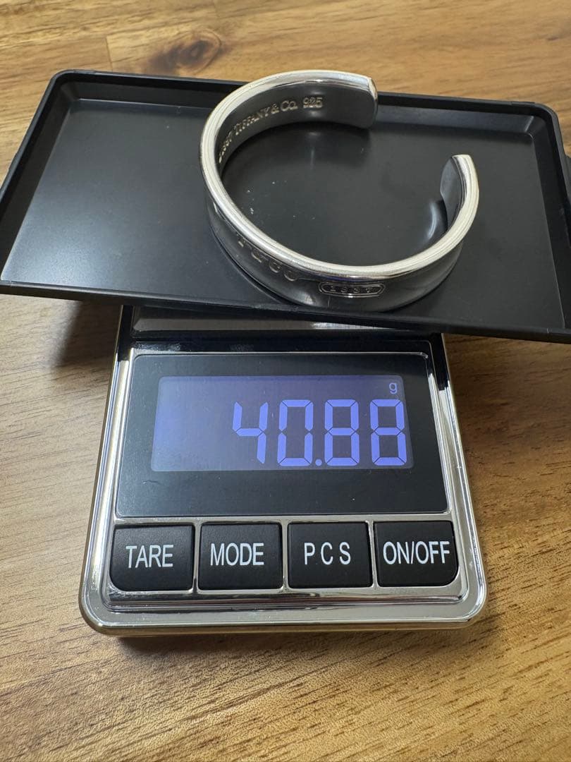 ティファニー　Tiffany ナローバングル ブレスレットSV925 40.8g