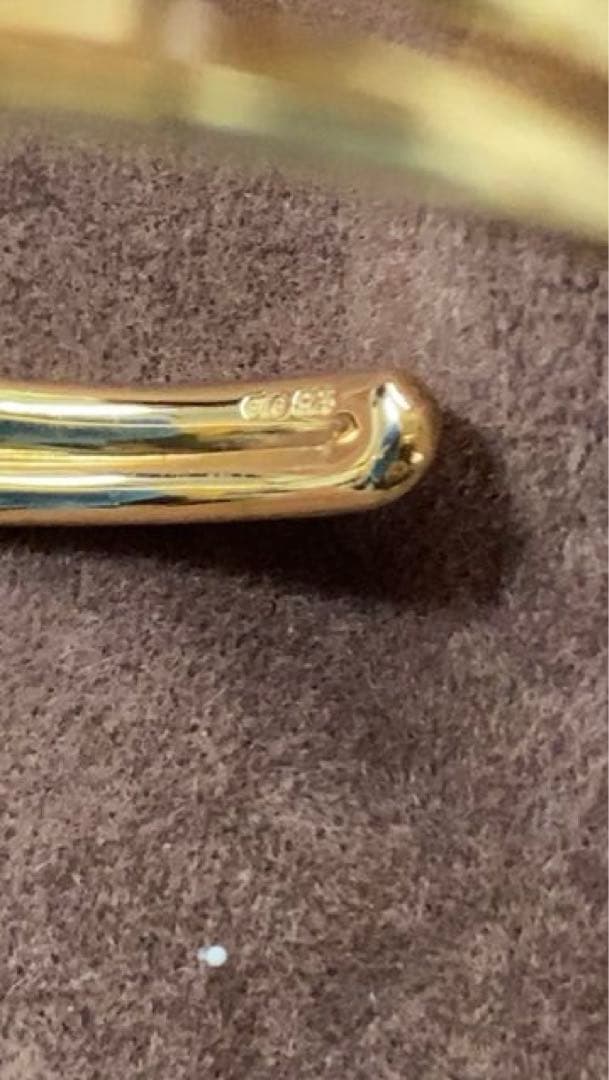 ete エテ　ゴールド クロス バングル　シルバー925