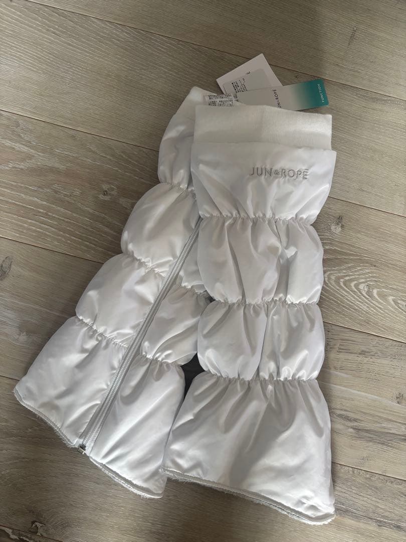 JUN＆ROPE’中わたレッグウォーマー/撥水・防風