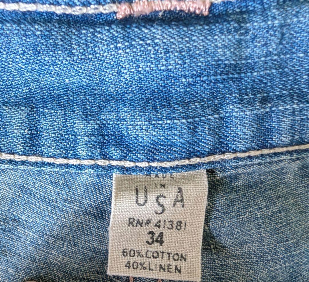 RRL デニムユーティリティパンツ アメリカ製 34