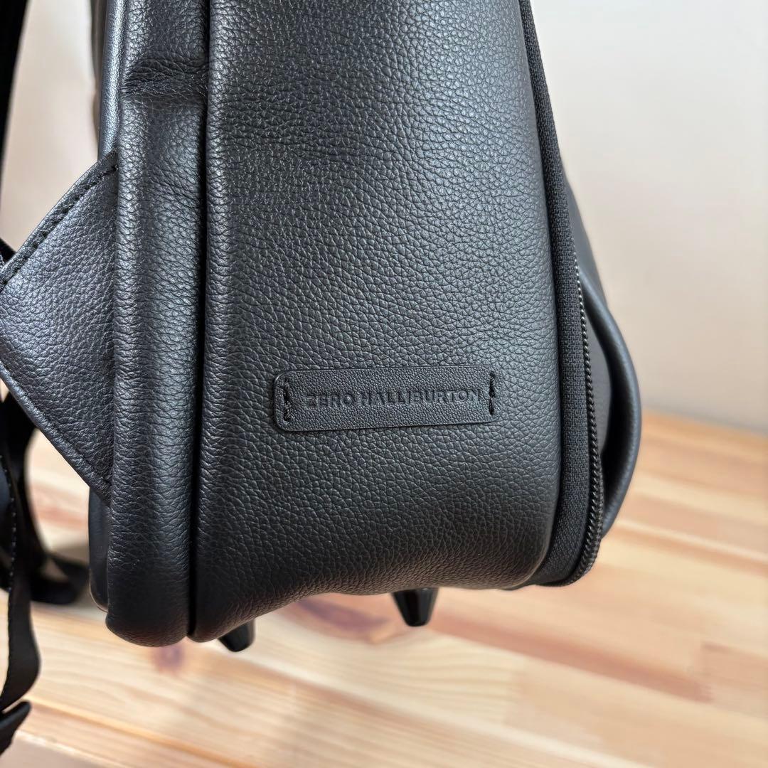 新品　ZERO HALLIBURTON レザー素材　バックパック リュックサック