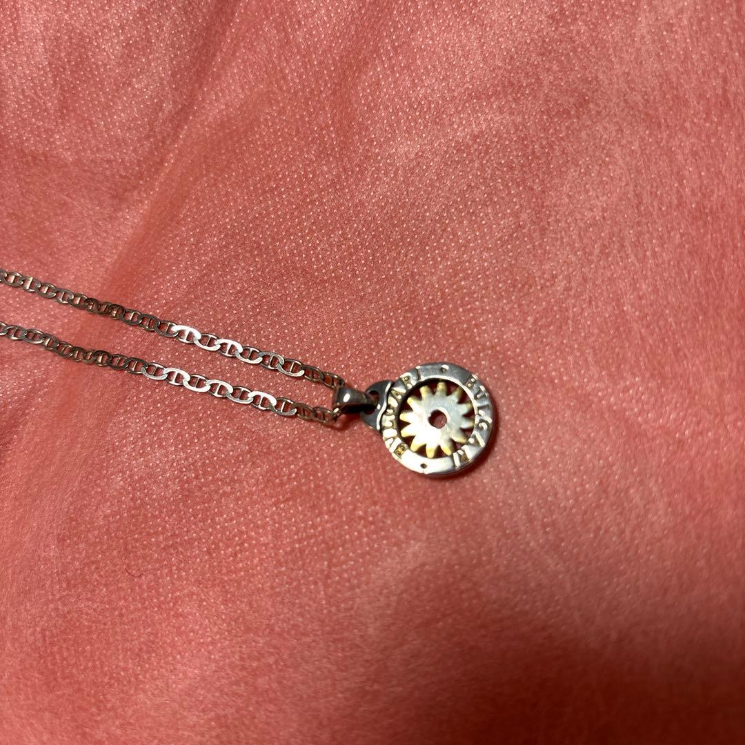 ブルガリ　オールド　ブルガリシルバーネックレス　BVLGARIシルバーネックレス