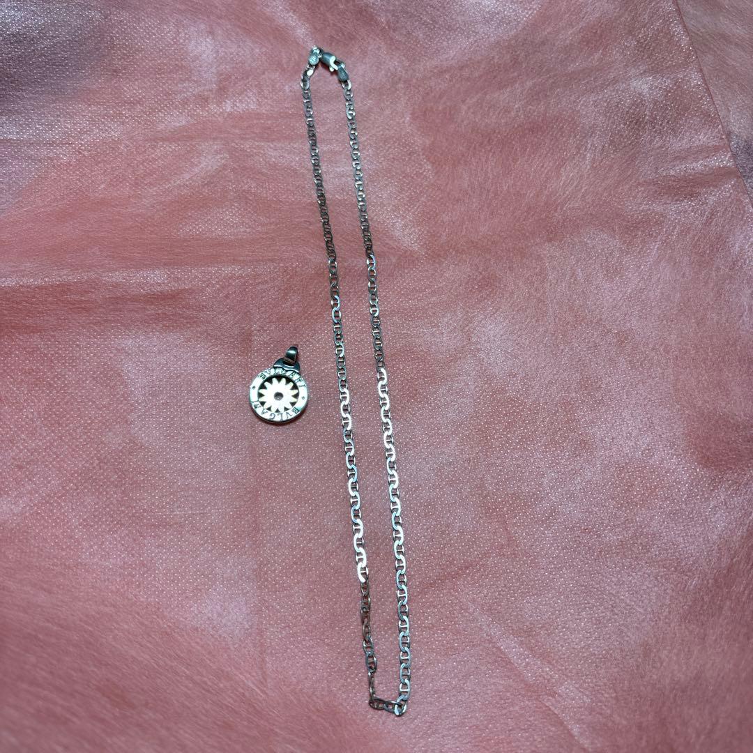 ブルガリ　オールド　ブルガリシルバーネックレス　BVLGARIシルバーネックレス