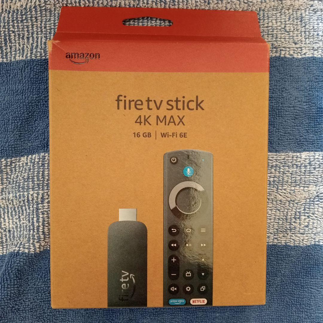 fire tv stick 4k max　第２世代　未開封