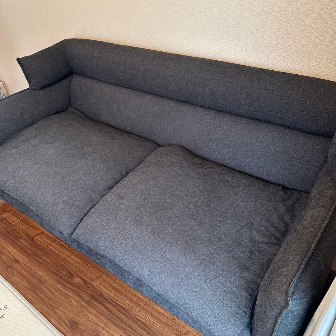 ニトリ ソフティーナ 3人掛けソファ【クッションなし】