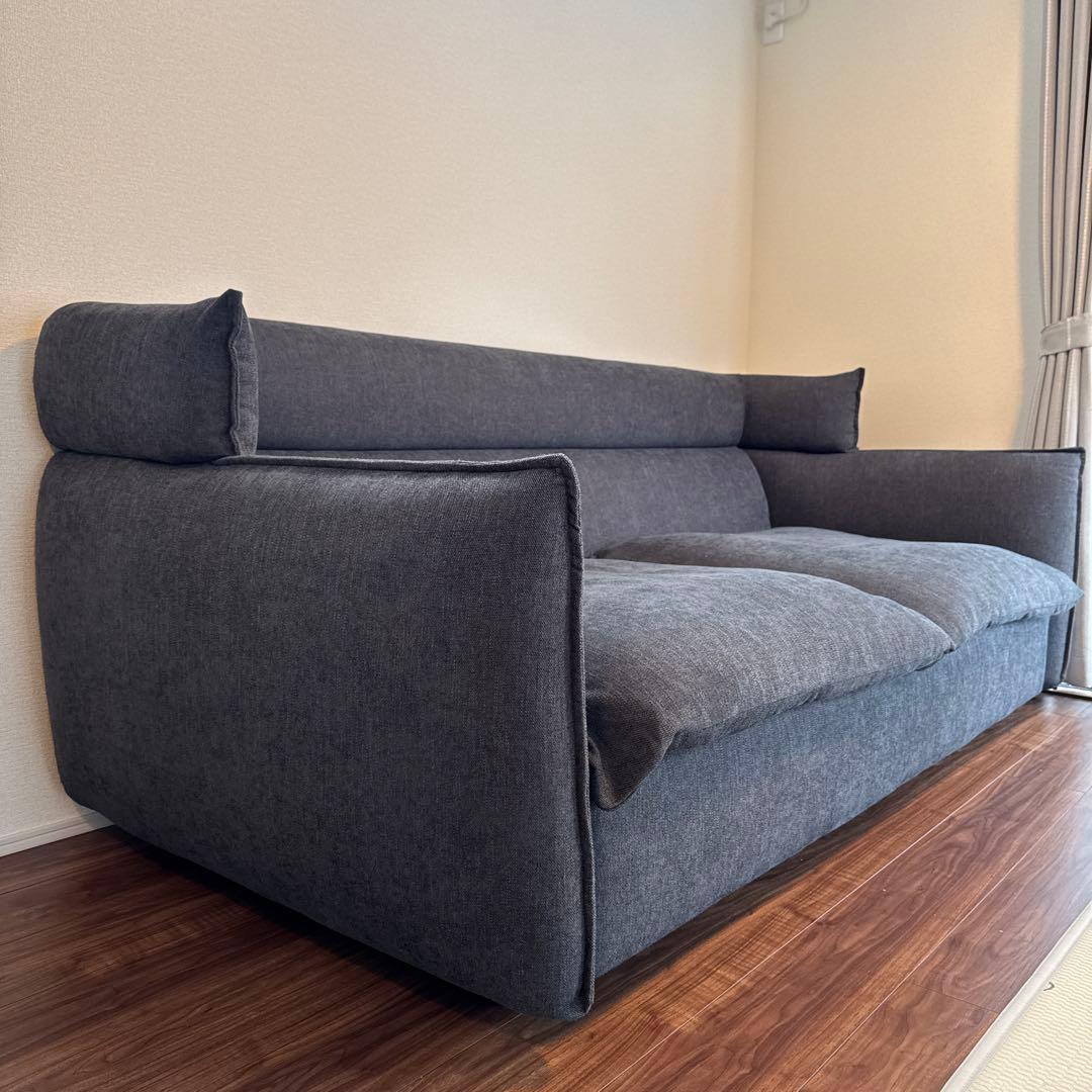 ニトリ ソフティーナ 3人掛けソファ【クッションなし】