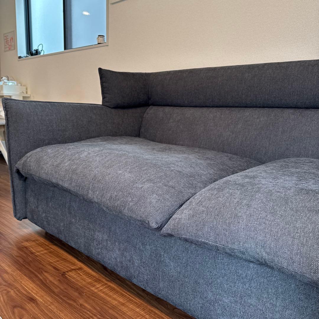 ニトリ ソフティーナ 3人掛けソファ【クッションなし】