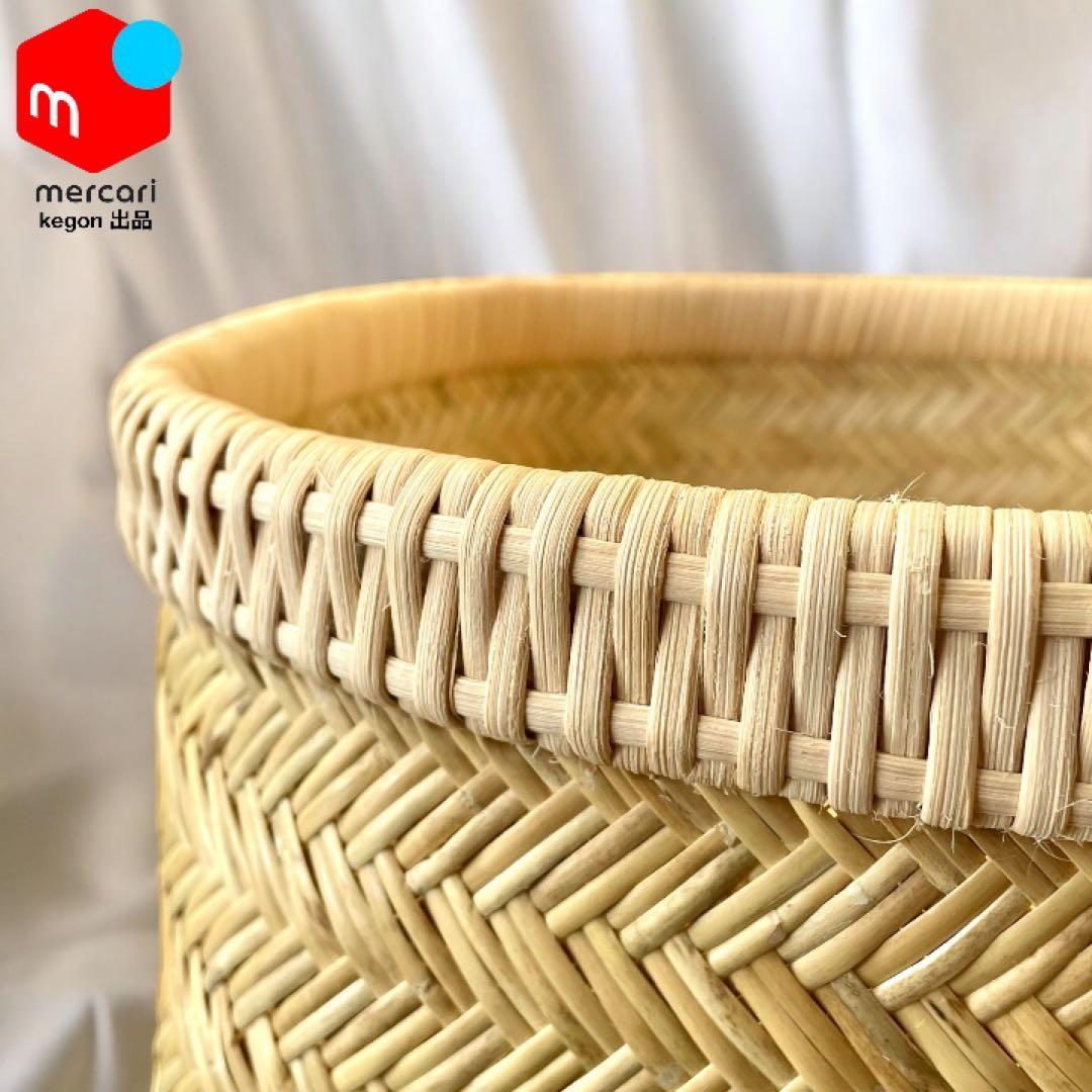 【新着新品】鳥越竹細工 すず竹 おぼけ 特大 飾り縁 極上品