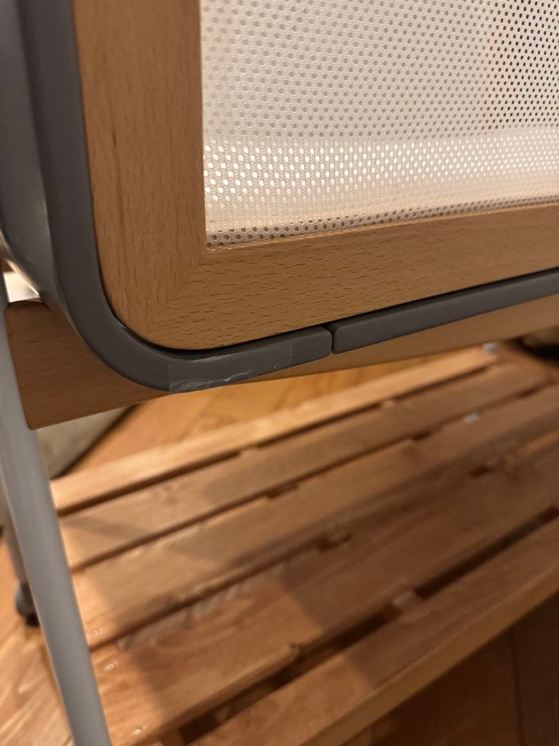 大和屋　Li Li wagon リリワゴン　ベビーベッド　グレー