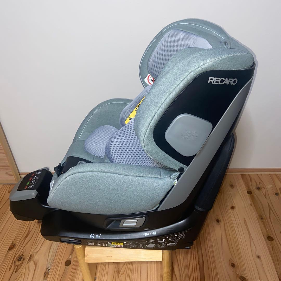【新生児】RECARO レカロ サリア チャイルドシート　ISOFIX グレー
