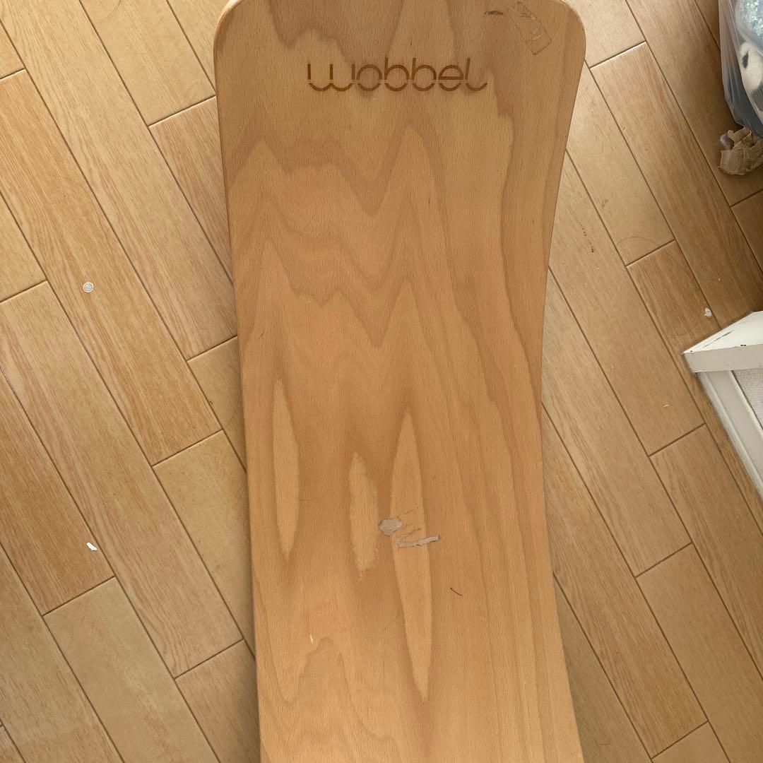 wobbel バランスボード 木製 グレー
