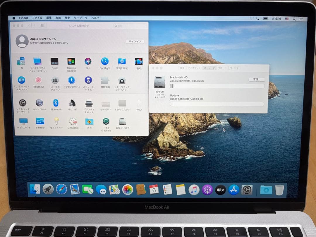 MacBook本体 MacBook Air 16GB/512GB