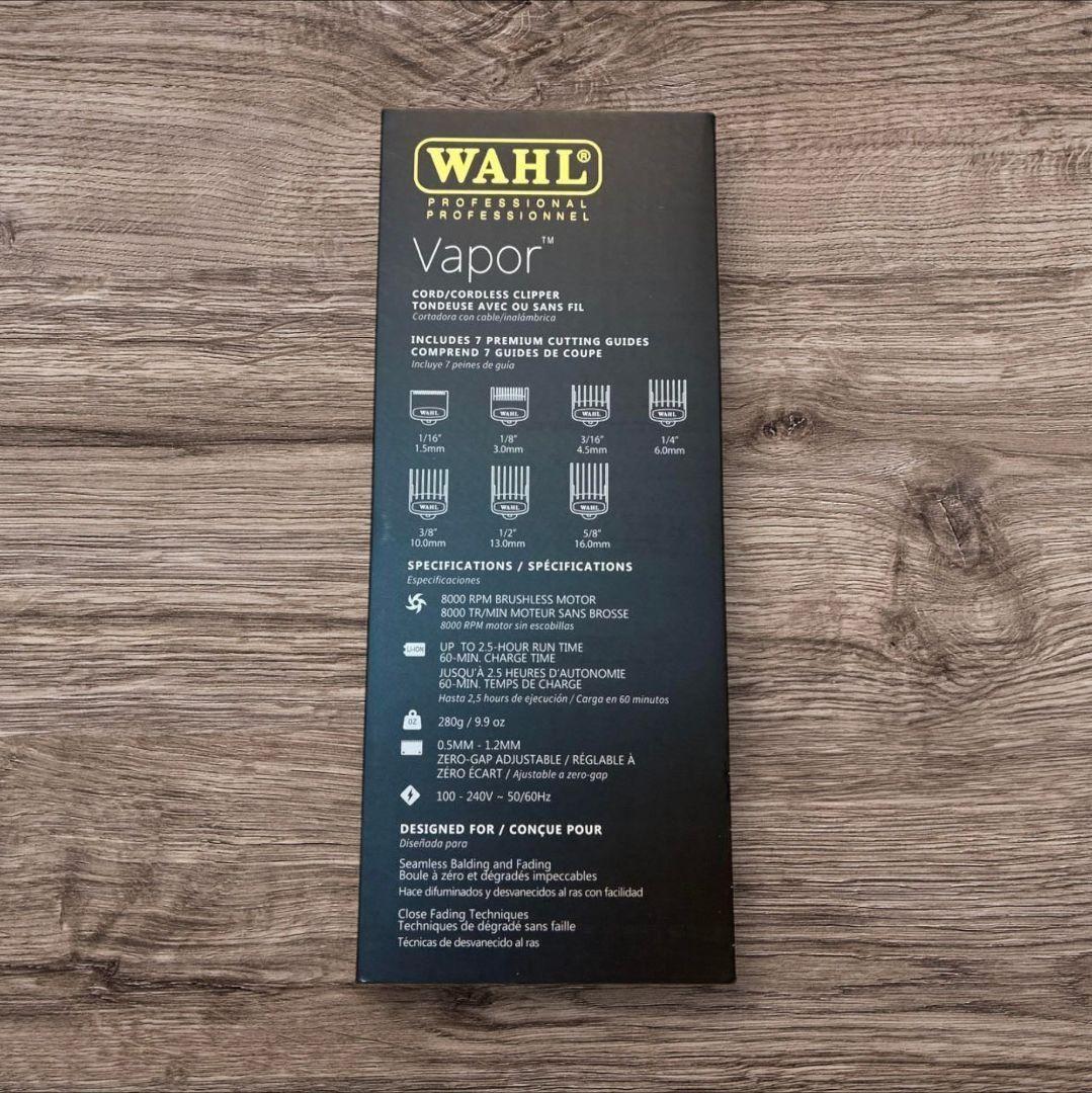 WAHL 5Star Vapor コードレスバリカン ウォール@3n0@~6@