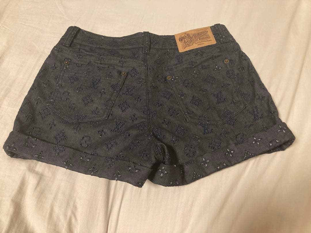 Louis Vuitton モノグラム デニムショートパンツ ルイヴィトン