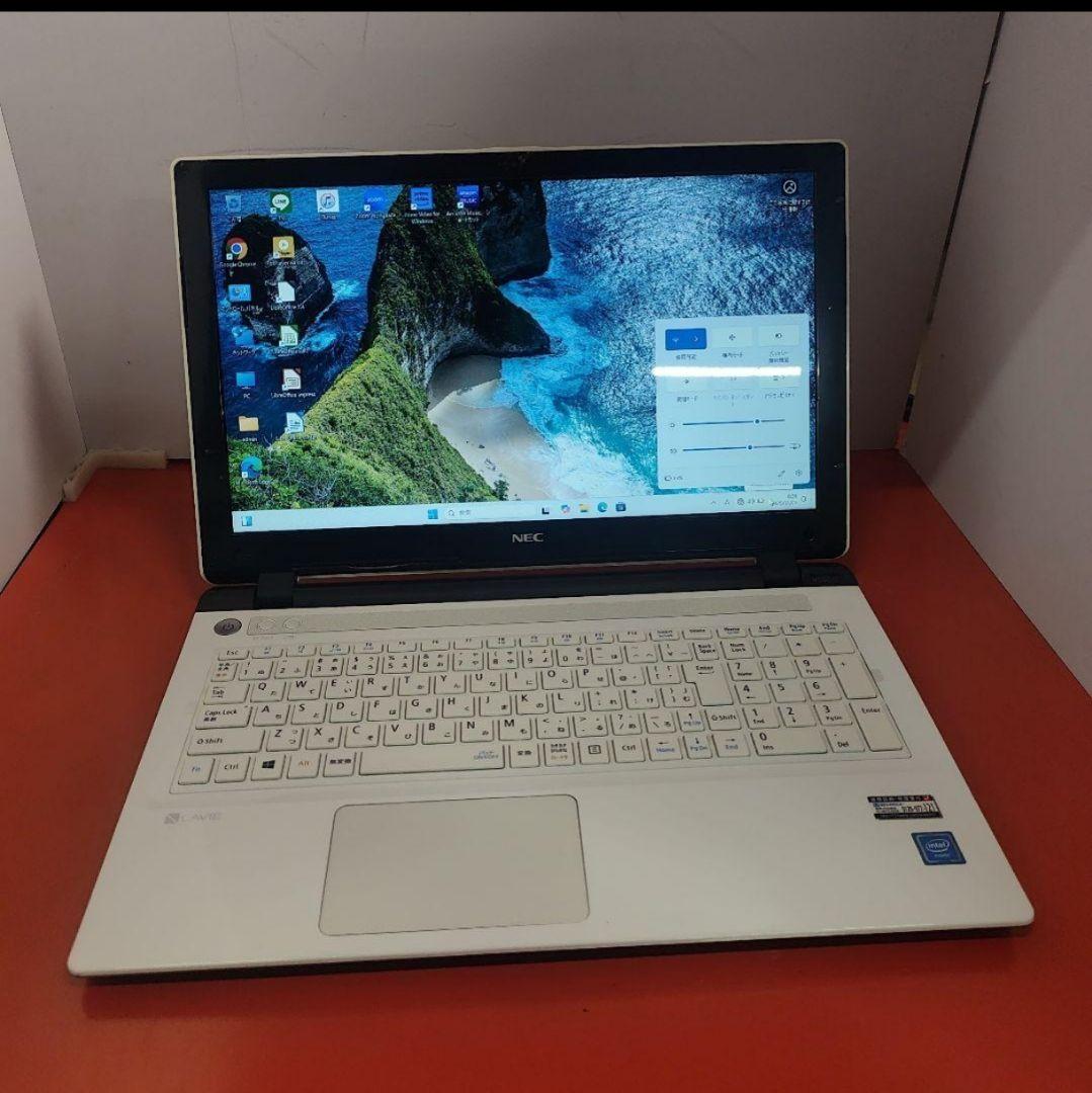 NEC 爆速SSD Windows11 ノートパソコン 極美品