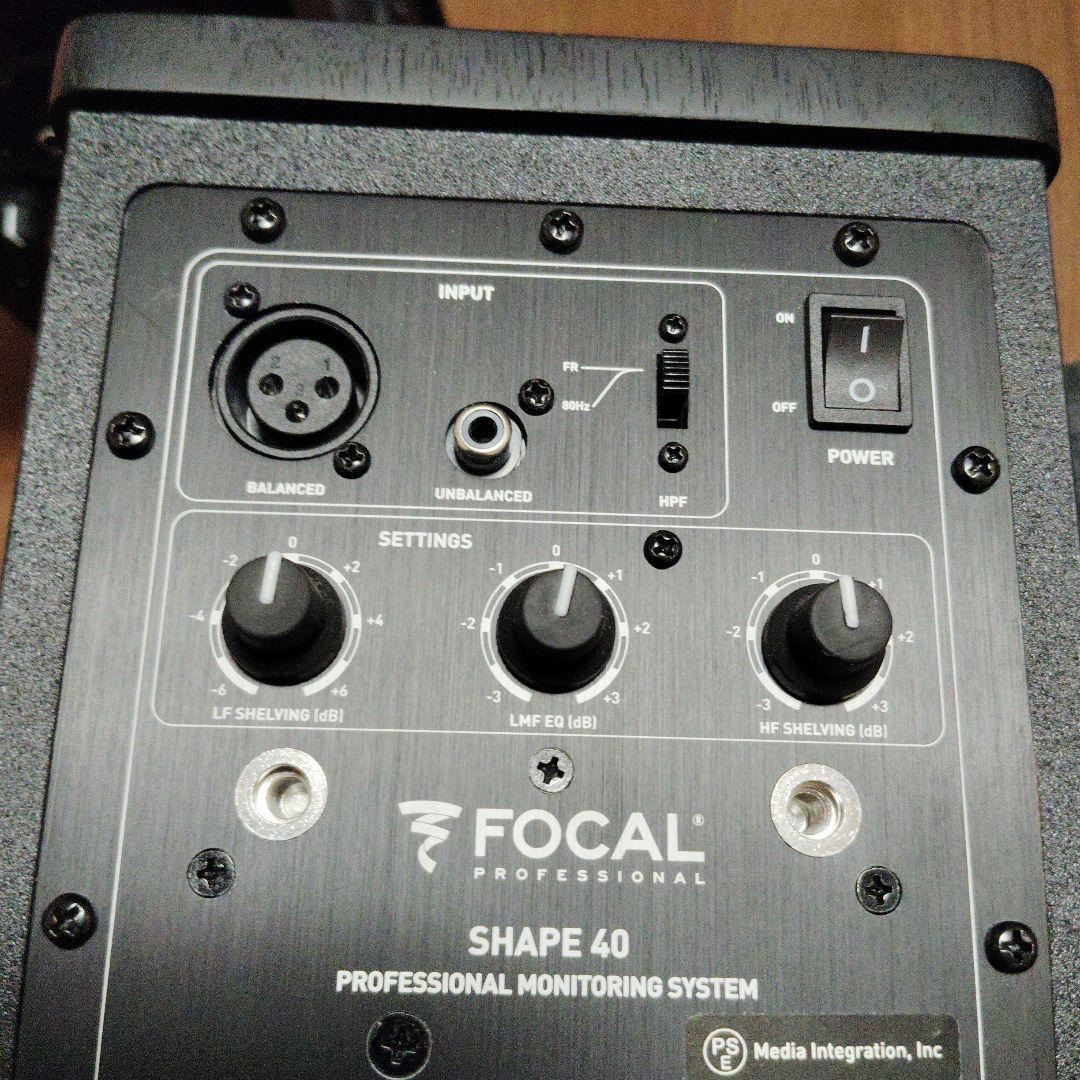 配信機器・PA機器・レコーディング機器 Focal SHAPE 40
