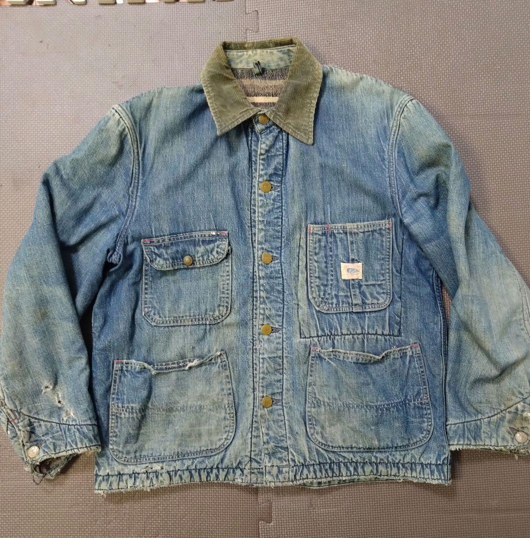 BLUE WINGカバーオール コーデュロイ襟