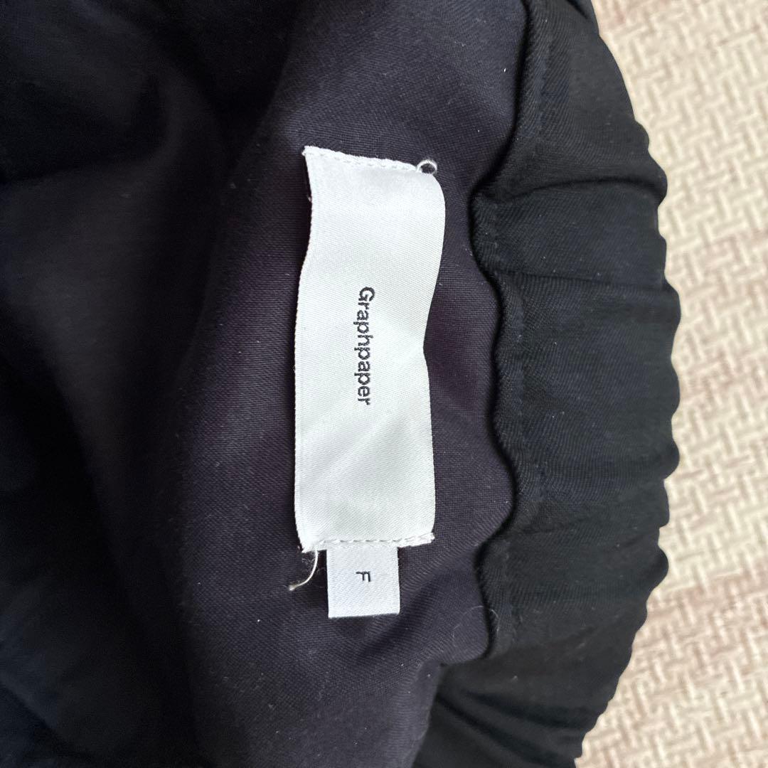 GraphPaper ブラック ワイドテーパード　Fサイズ