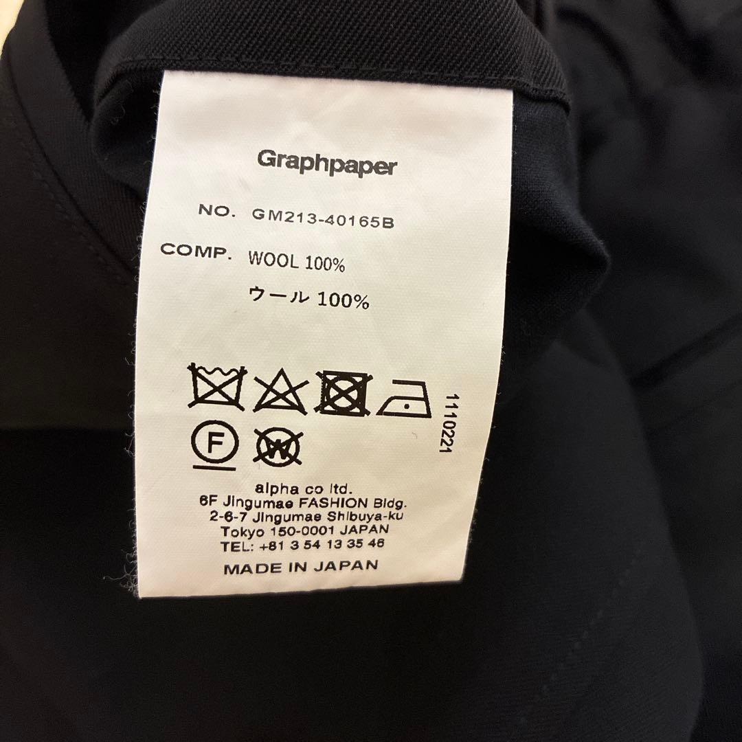 GraphPaper ブラック ワイドテーパード　Fサイズ