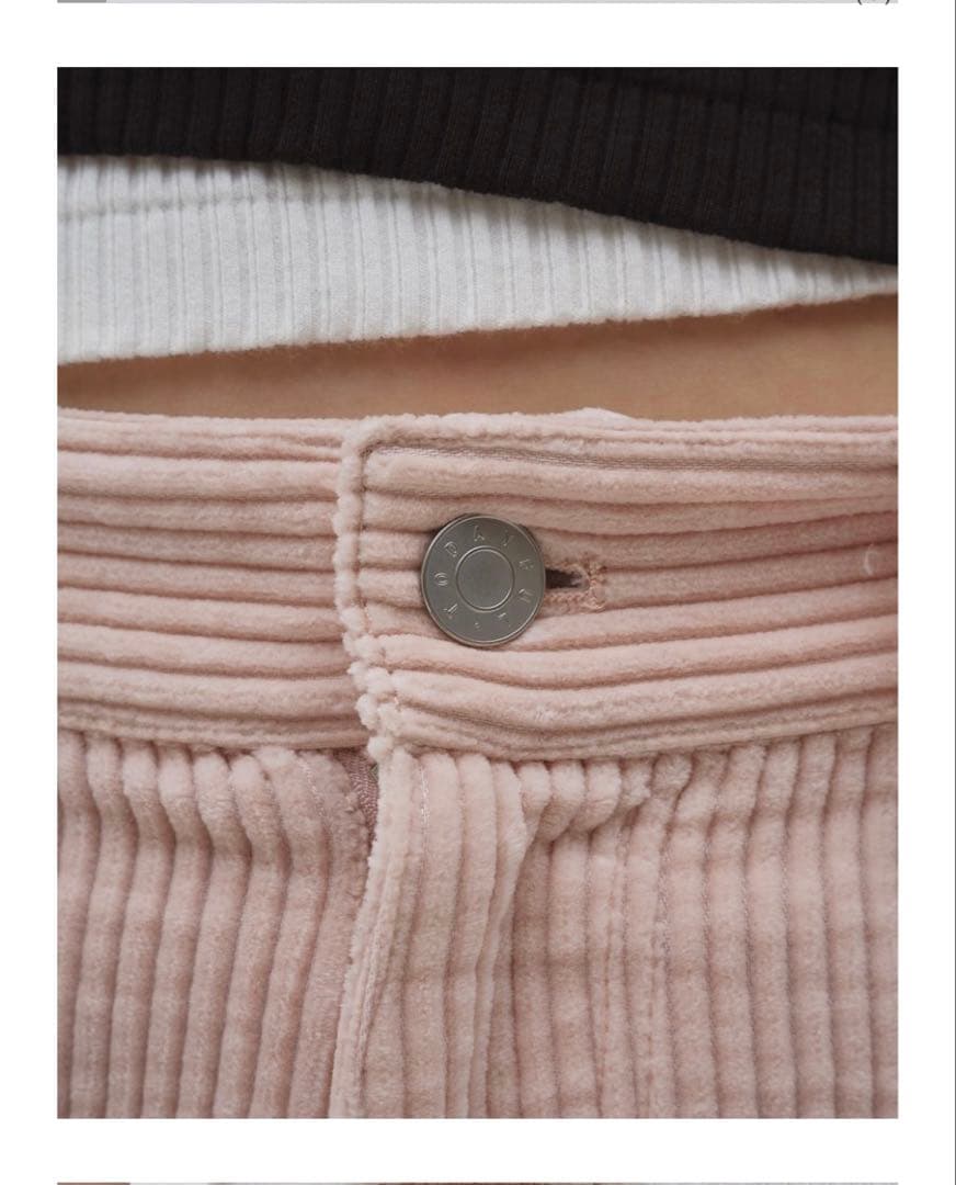 TODAYFUL Chunky Corduroy Pants ベビーピンク　38