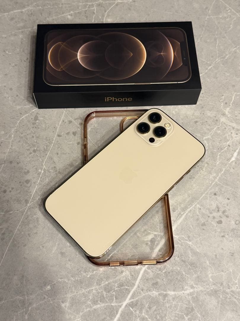 ★美品★ iPhone 12 Pro Max ゴールド 512gb