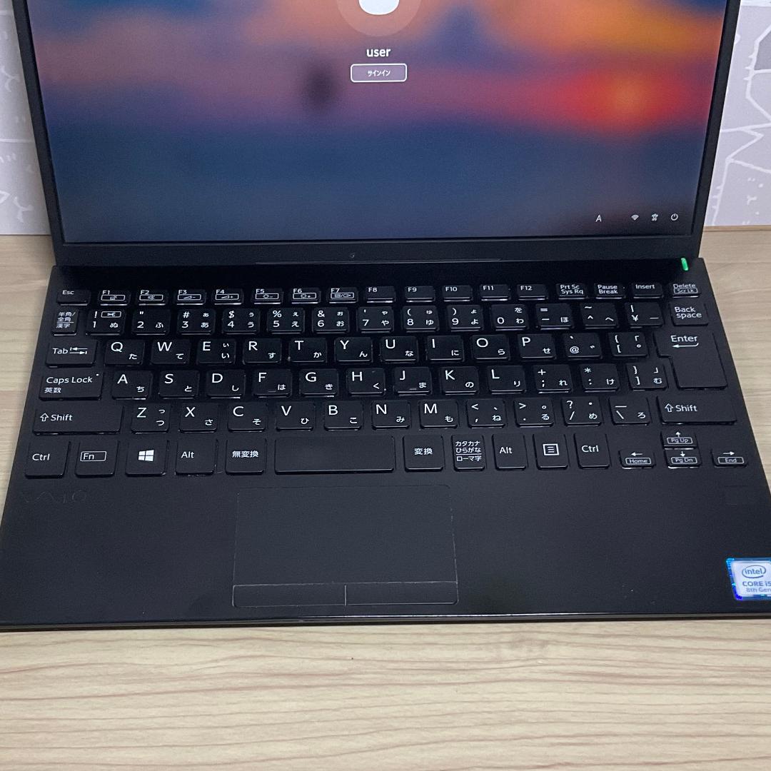 日本製・軽量・＞VAIO 12.5インチi5/8G/SSD256G/Office