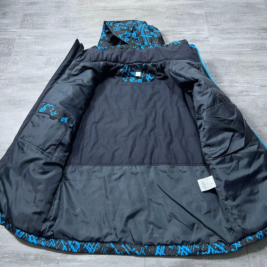 お買い得★ オンヨネ スキーウェア メンズL スノーボードウェア 人気の黒 総柄