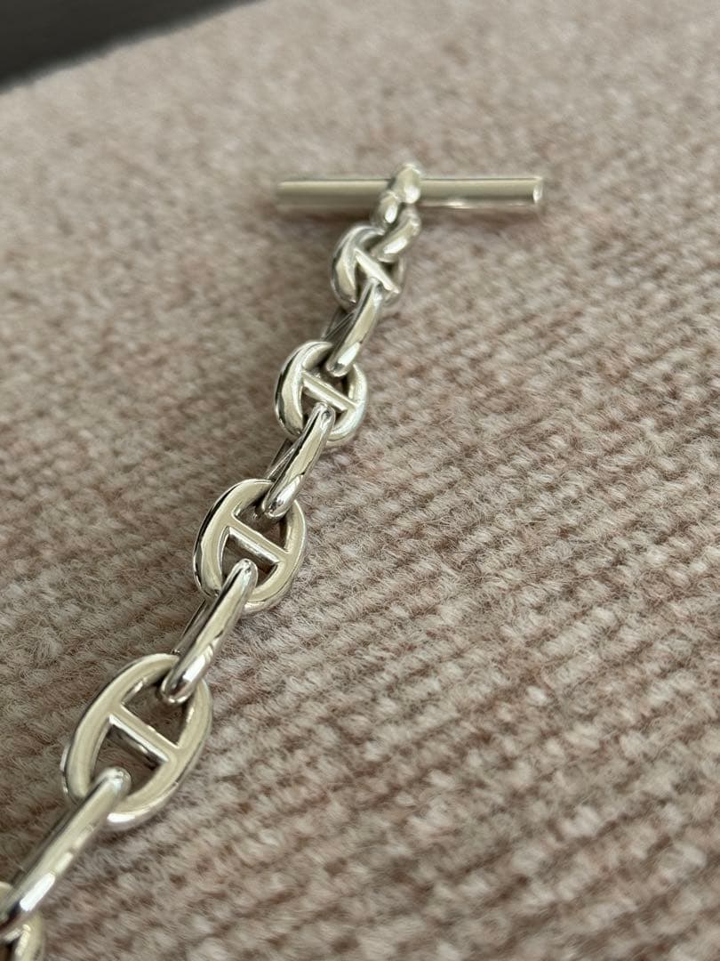 【本物保証・鑑定書付】HERMÈSシェーヌダンクル ＧＭ13コマ エルメス