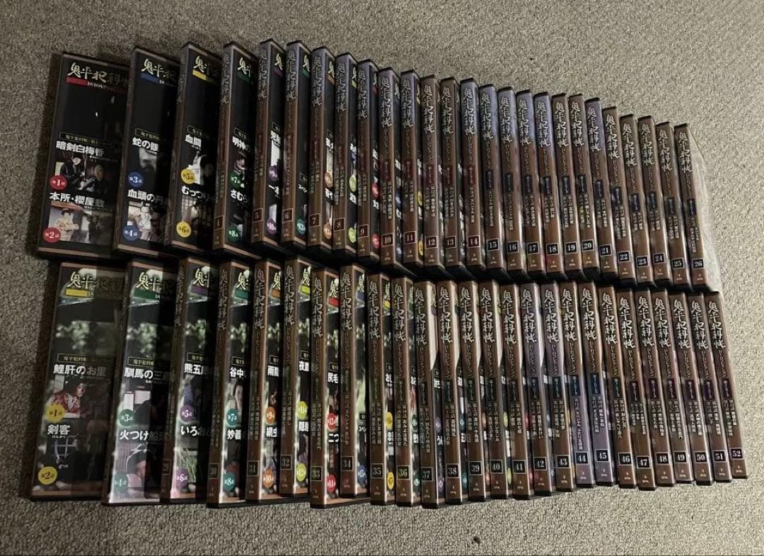 『鬼平犯科帳 シリーズ』計52巻セット 劇場/スペシャル/外伝 ドラマ 時代劇