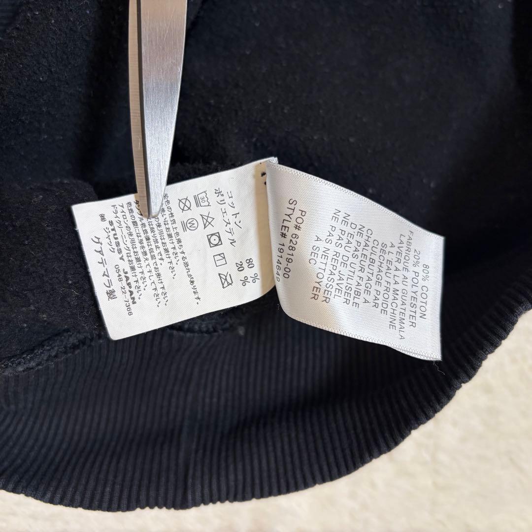 STUSSY ステューシー スウェット トレーナー クルーネック XL 黒