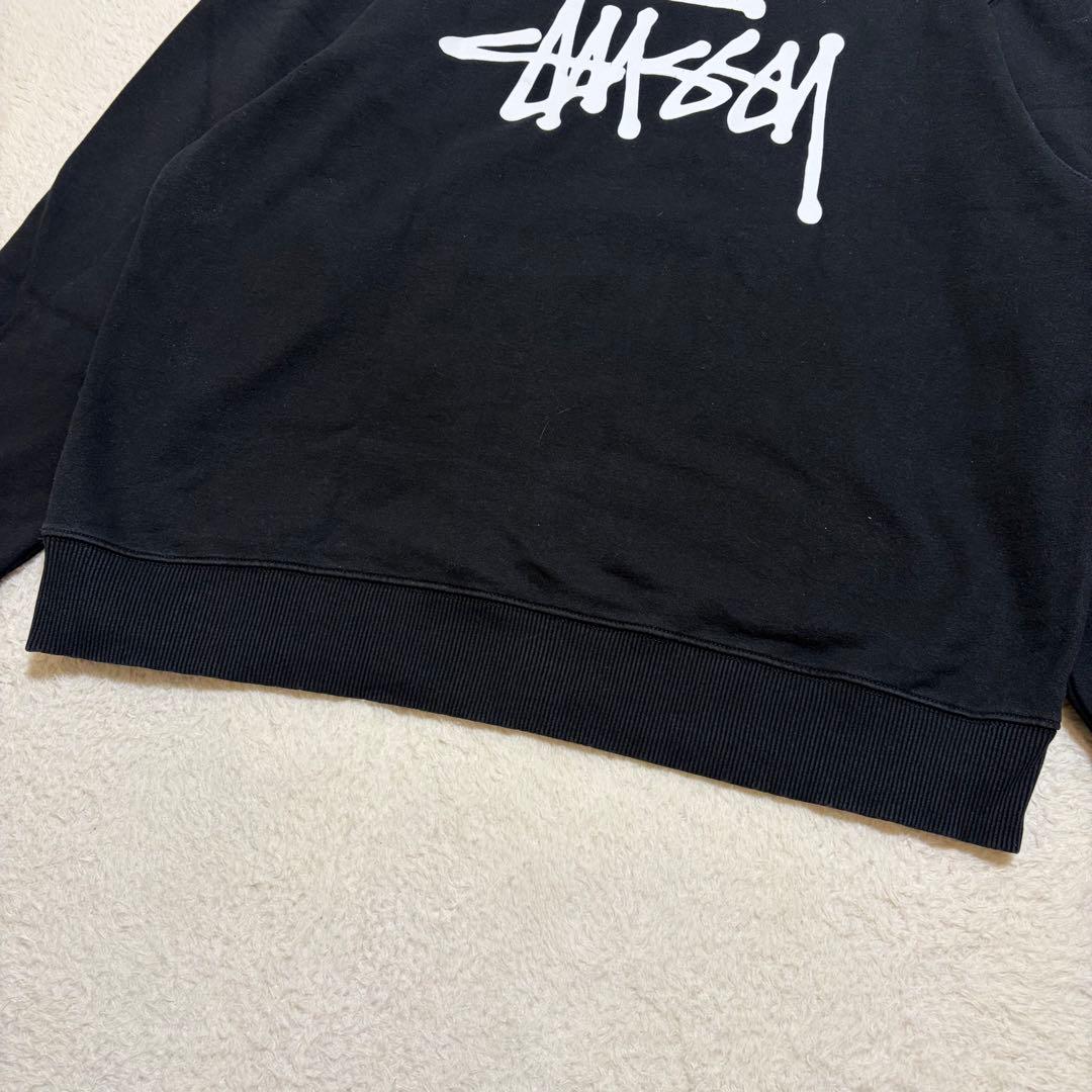 STUSSY ステューシー スウェット トレーナー クルーネック XL 黒
