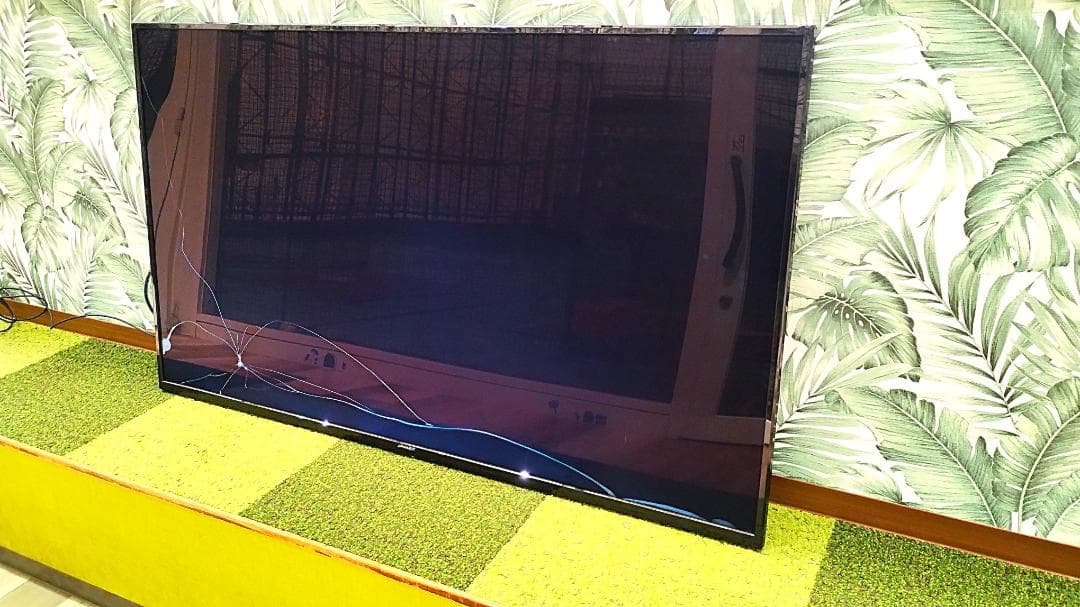 【液晶割れあり／部品取り用／ジャンク品】65型液晶モニター　JAPANNEXT