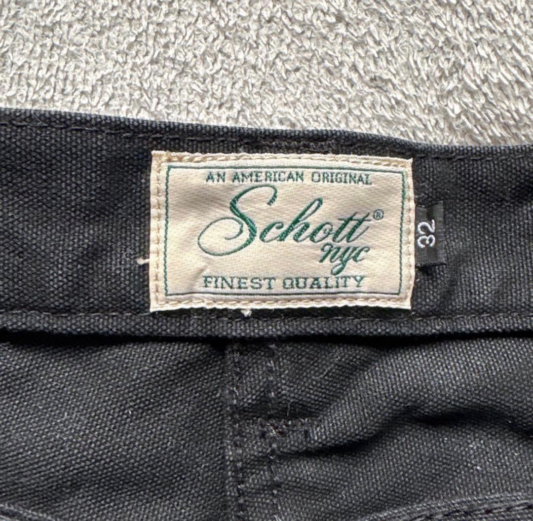 schott ダブルニー　ワークパンツ　ダック　ショット　美品　アメカジ　ワーク