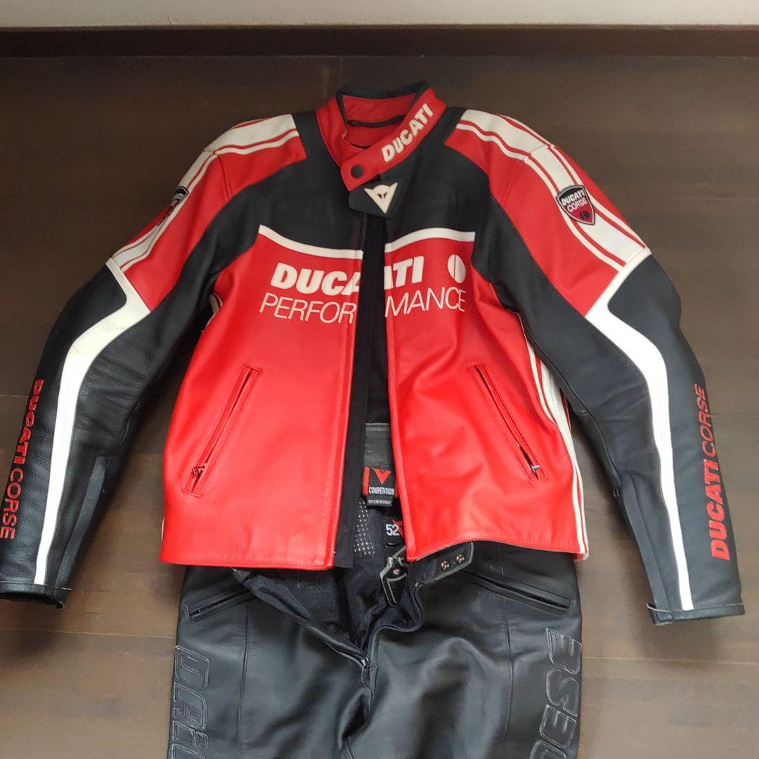 DUKATIレザージャケット、ダイネーゼ イタリヤ正規品 上下、