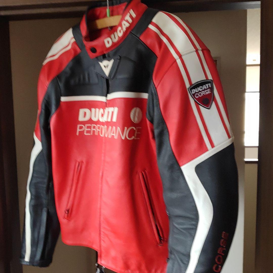 DUKATIレザージャケット、ダイネーゼ イタリヤ正規品 上下、
