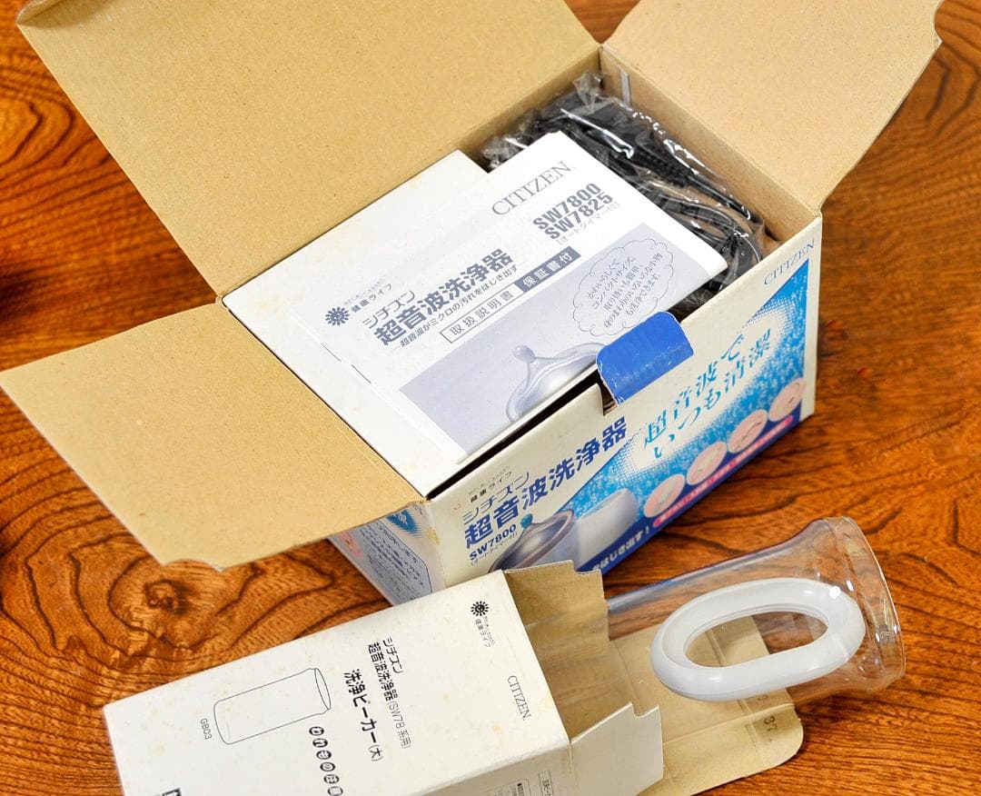 ★CITIZEN 超音波洗浄器　SW7800 　超音波の力で常に清潔を保つ ♪