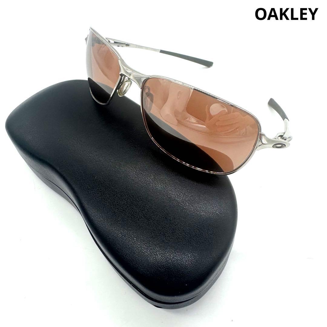 廃盤レアOAKLEYオークリーヴィンテージ スクエアサングラスC-WIRE